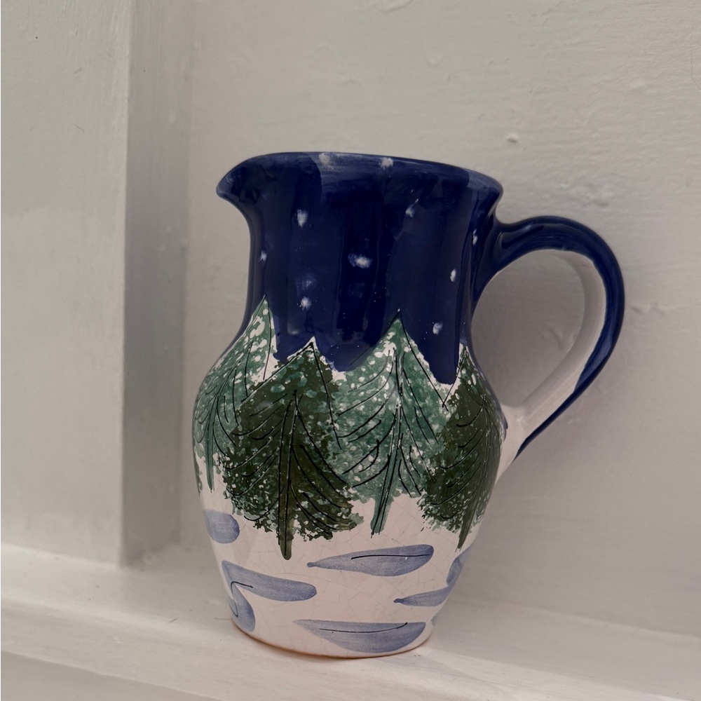 Handcrafted Mesa International handcrafted signed Ceramic pitcher